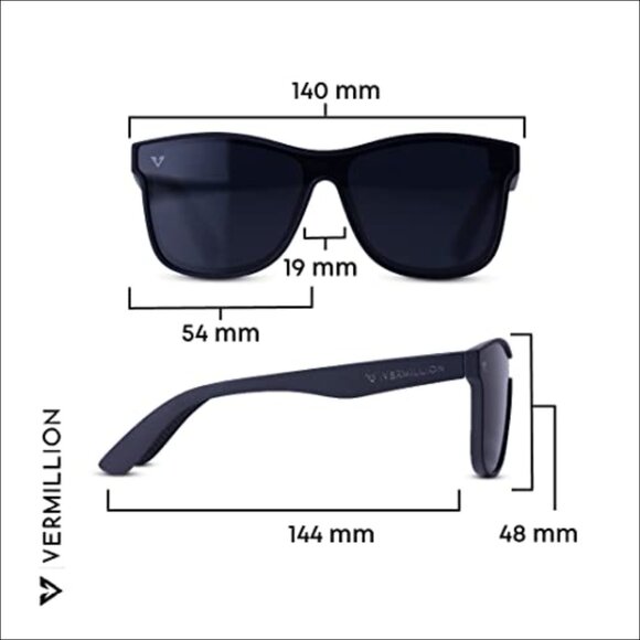 Polarized UV Protection Sunglasses, Plastic Frame, Wrap Around Fit main image 7